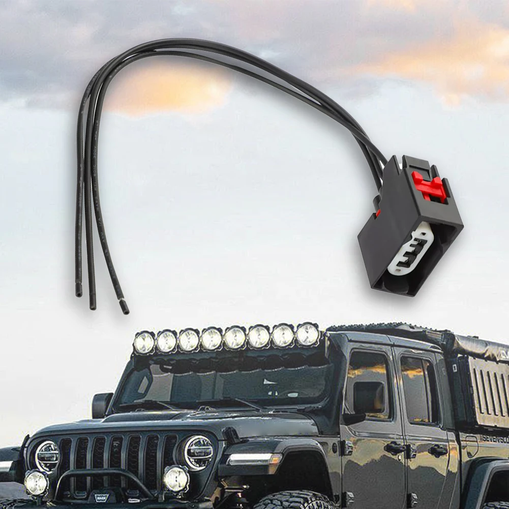 Front Turn Signal Light Connector Harness Replace 68065016AB for Wrangler JK 2007-2018