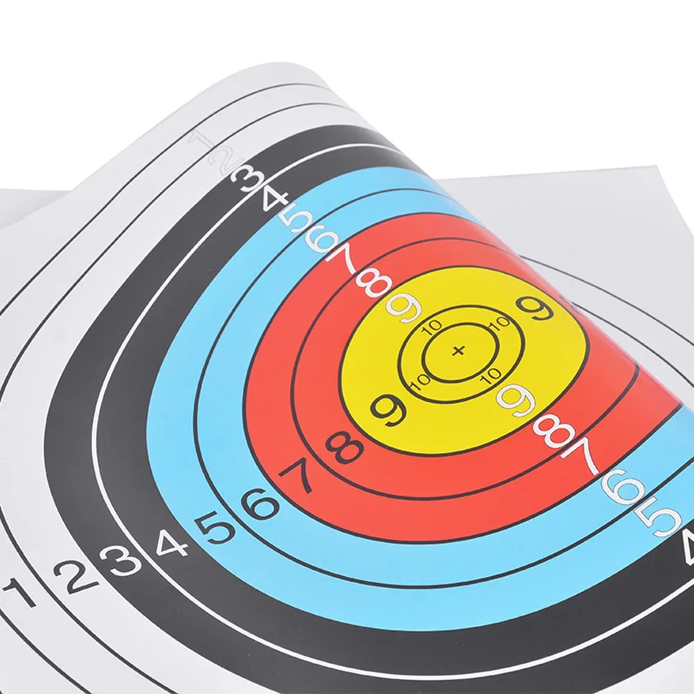 Archery Targets 40x40cm Paper Face Bow Arrow Gauge Shooting Target Paper 10pcs/lot