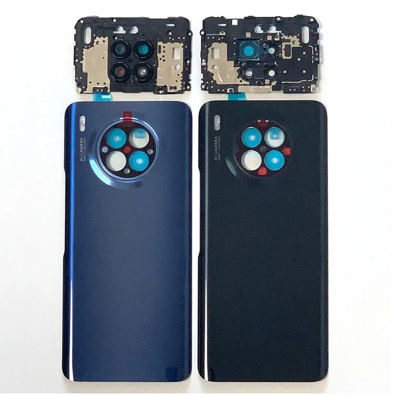 

6.67''Grade AAA For Huawei Honor 50 Lite Back Battery Cover Housing Camera Frame Flash+3M Sticker For Honor 50Lite Back Case