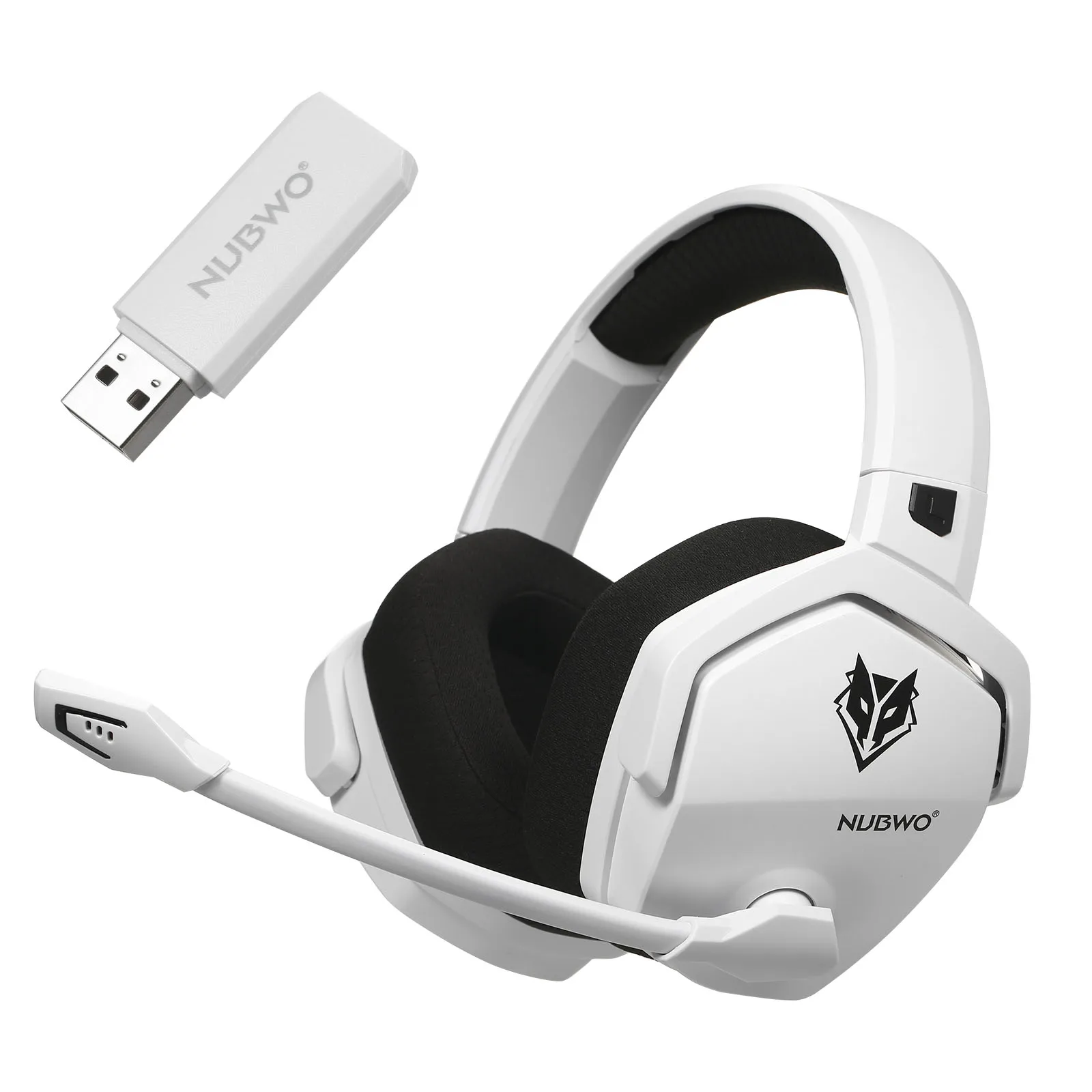 Nubwo-ゲーム用ワイヤレスヘッドセット,2.4g,ps5用ヘッドホン