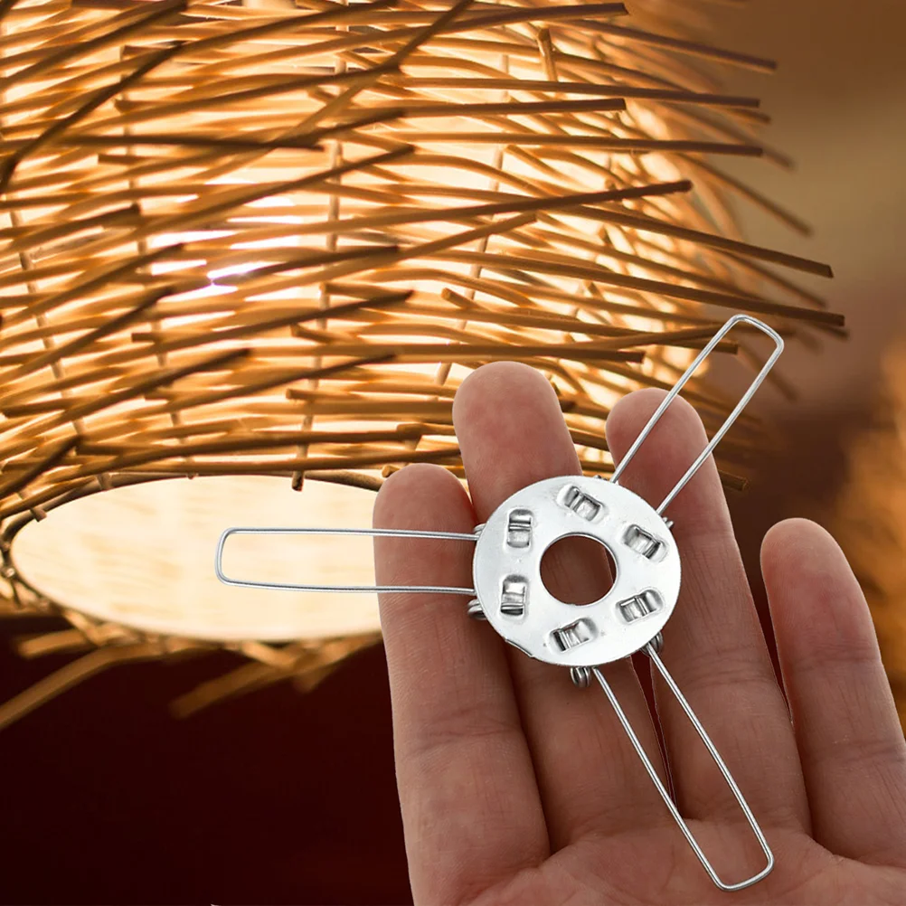 

24 Pcs Circlip Lighting Accessories Lamp Shade Cover Wrought Iron Lampshade Adapter