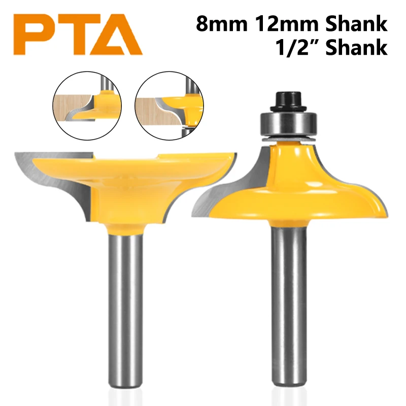 

2Pcs per Set 8MM 12MM 12.7MM Shank Stile and Rail Set-Classical Bit Router Bit Milling Cutters for Wood Face Mill End Mill