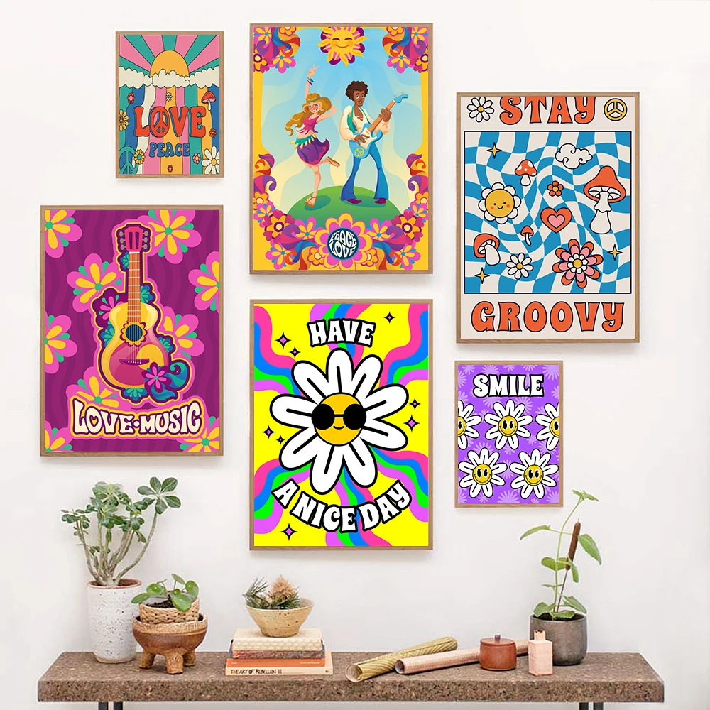 Hippie Flower Art hippie-flower-art
