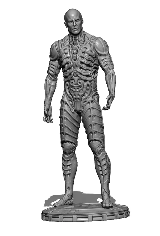 

1/24 75mm 1/18 100mm Resin Figure Model Kits Alien Engineer Unpainted No Color RW-231