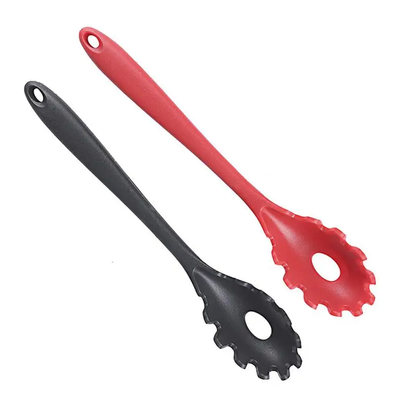 New Pasta Noodles Server Fork Multi-funtional Spaghetti Spoon Kitchen Utensils Silicone Noodles Vermicelli Scoop Cooking Tool