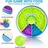 Dog Puzzle Slow Feeder Interactive Dog Puzzle Game 3 Layers Detachable Slow Eating Dog Bowl Anti-anxiety Dog Feeder Bowl 4