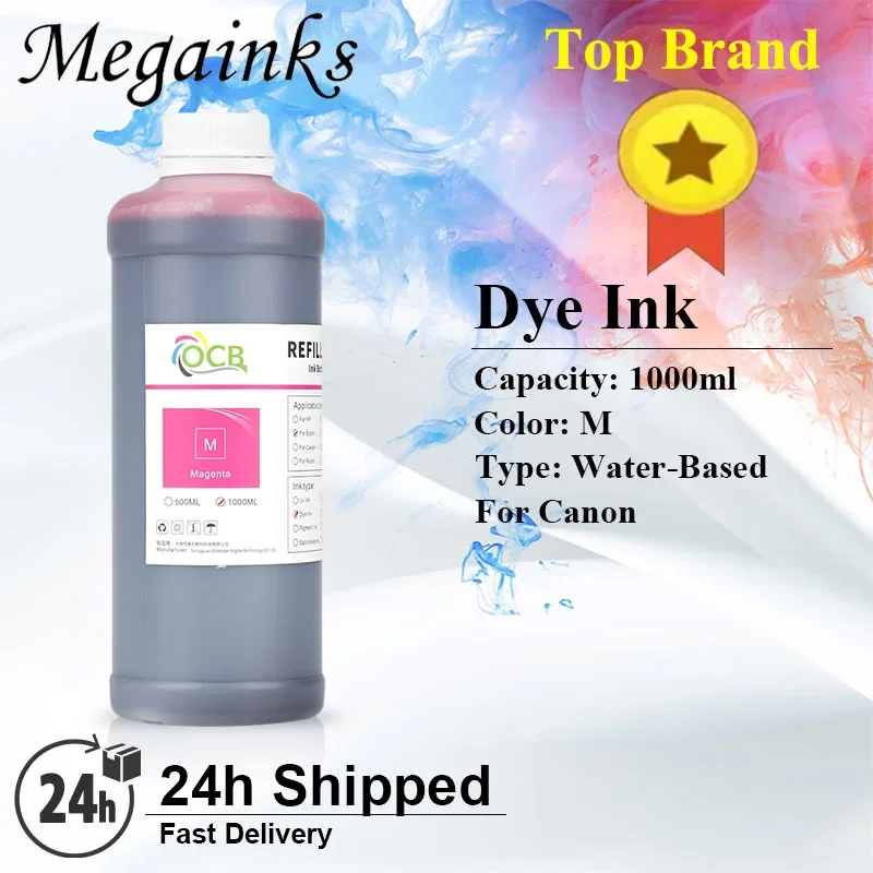 1000ml*6 PFI-102 PFI-104 Dye Ink MK Pigment Ink for Canon IPF605 IPF670 IPF680 IPF685 IPF700 IPF710 IPF750 IPF770 IPF780 Printer