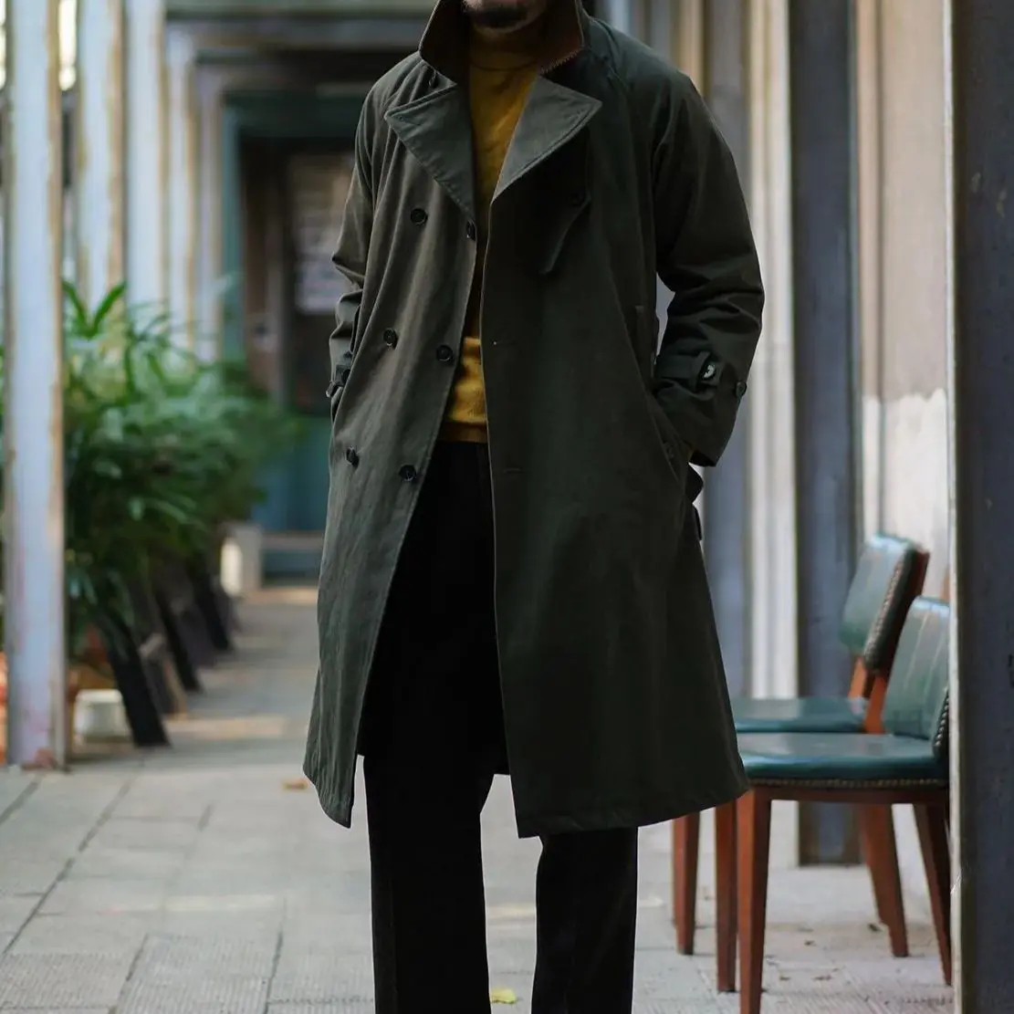 Men's WW2 British Army Dispatch Rider's Coat Military Style