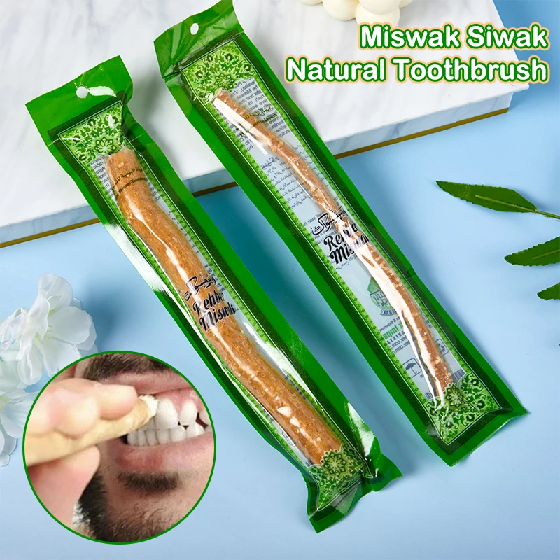 

Portable Miswak Siwak Natural Toothbrush Misvak Whitener Manual Teeth Travel Miswaak Traditional Toothbrush