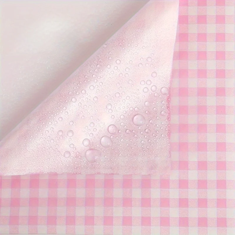 100PCS Pink Grease-Resistant Food Wrapping Paper Sheets 18×18cm Square Coated Oil-Proof... - SKU GRFW1537 - UGI Packaging