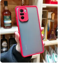 Lens Protector Phone Case with Enhanced Protection and Stylish Design for Redmi Note10 Pro max (Red)