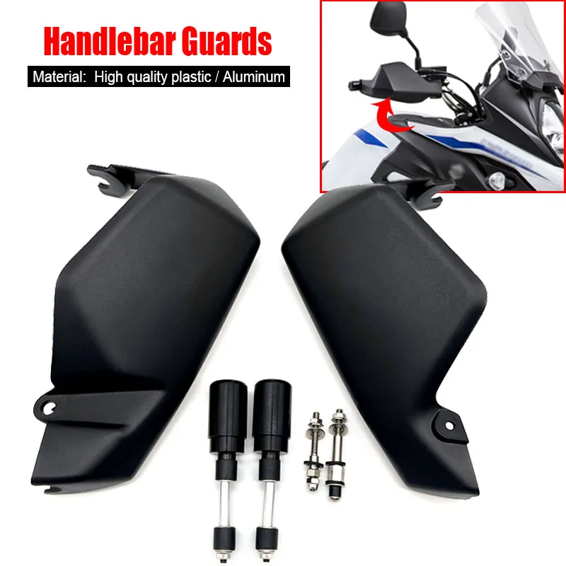 Color : Black HLSP For Suzuki V-Strom DL650 2004-2020 Hand Guard Motorcycle Handguards Handlebar Guards DL 650 V Strom 2015 2016 2017 2018 2019 
