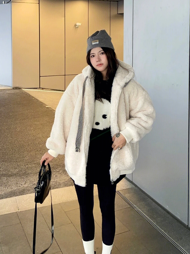 Harajuku Black Sweater Y2k Tops Women's Clothes Thicked Casual Jumper 2023 Ropa Mujer Fashion Knitted Oversized Pullovers Coat