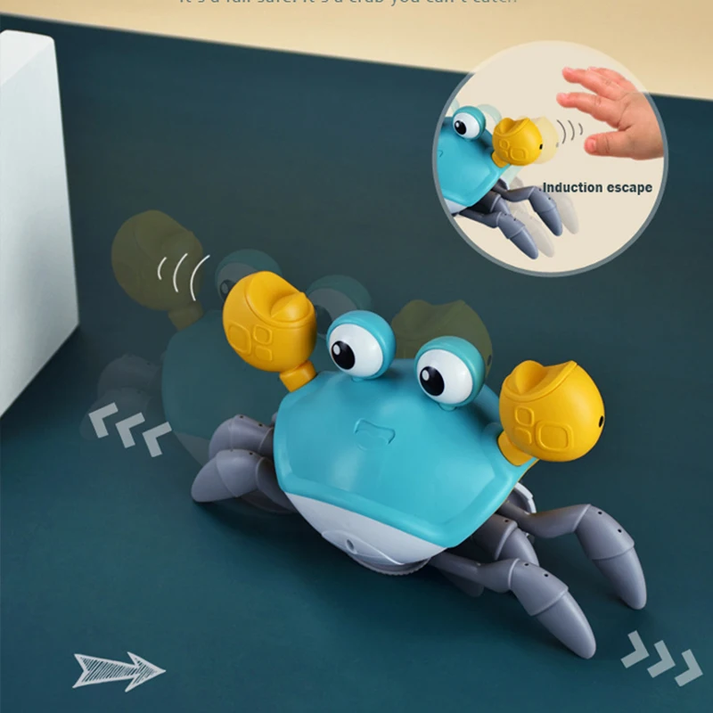 

Induction Escape Crab Rechargeable Electric Pet Musical Toys Children's Toys Birthday Gifts Interactive Toys Learn To Climb Toys