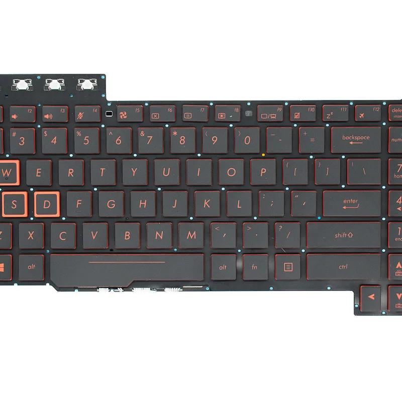 New Eua Russo do Teclado do Portátil com Luz de Fundo para Asus Tuf Fx80 Fx504 Fx80g Fx80gd Fx504g Fx504gd Fx504ge Fx80ge Fz80g Fx505 - Imagem 3