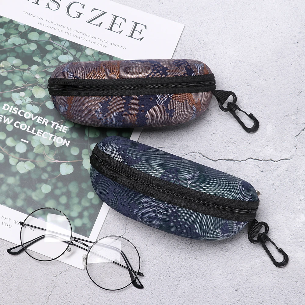 

1PC Fashion Zipper EVA Camouflage Eyeglasses Case Box Durable Vintage Sunglasses Reading Glasses Holder Eyewear Accessories
