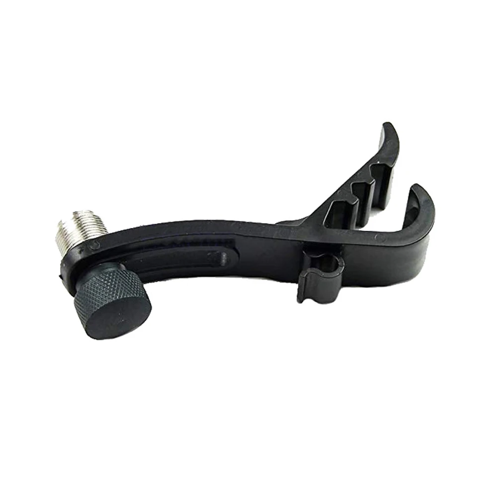 Drum Microphone Clip Holder Height Adjustable Mic Clip Stand Drum Rim Mount Clamp Groove Gear Shock