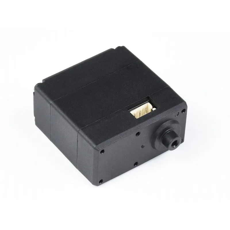 Servo Bus Série SC15 17kg.cm Programmable pour Robot RC, comparé à une pièce de monnaie pour montrer sa taille compacte.