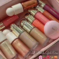 Rare Beauty Soft Pinch Liquid Blush, fini soyeux et lisse, longue tenue, effet repulpant, pour un maquillage éclatant, espoir, amour, vertus, joie, merveille, valeur 1