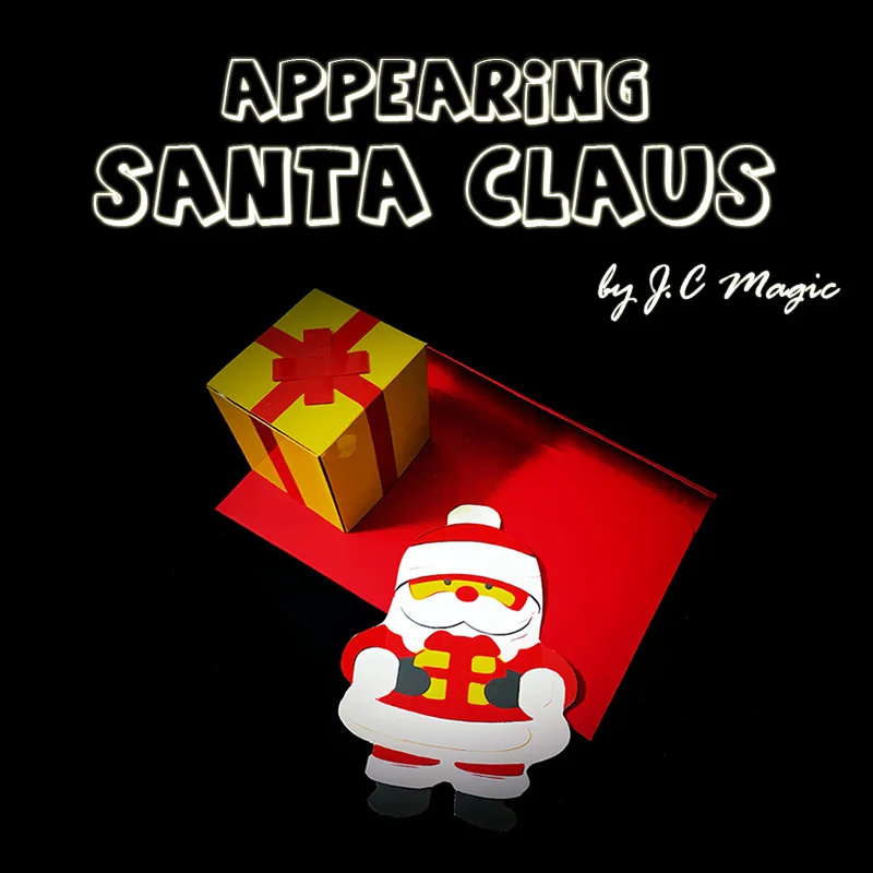 

Appearing Santa Claus by J.C Magic Tricks Gift Box Vanishes To Santa Christmas Magia Close Up lllusions Gimmicks Mentalism Props