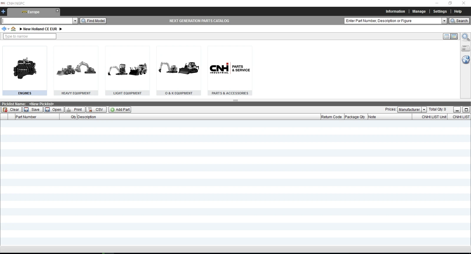 

New Holland Construction Europe [10.2020] Spare Parts Catalogue