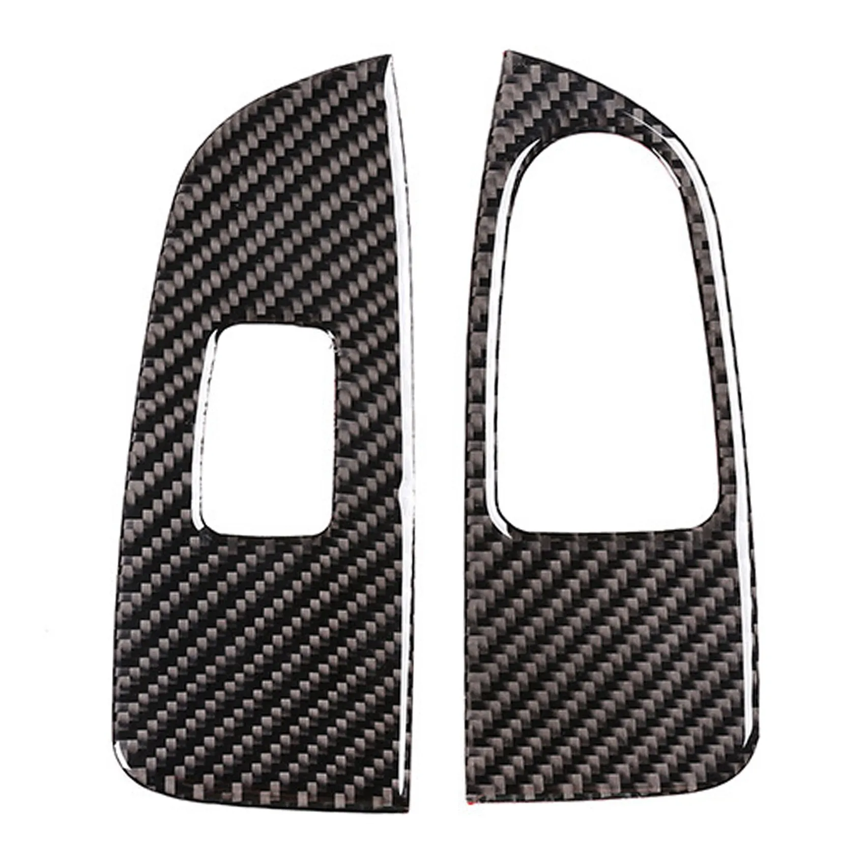 Car Carbon Fibler Window Lift Button Switch Cover Frame Trim Per Mercedes Benz Classe V 2015-2020