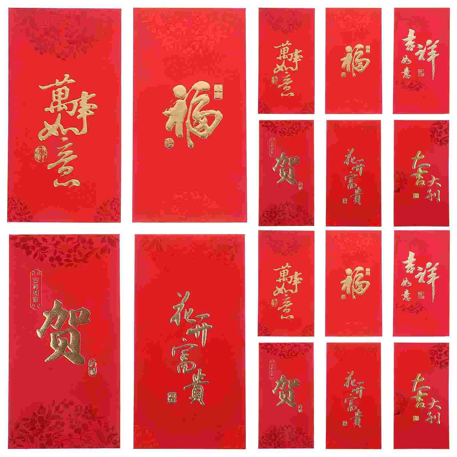 

Red Envelopes Creative Hongbao Chinese New Year Birthday Marry Red Gift Envelope The Year Of Dragon Luck Money Envelopes