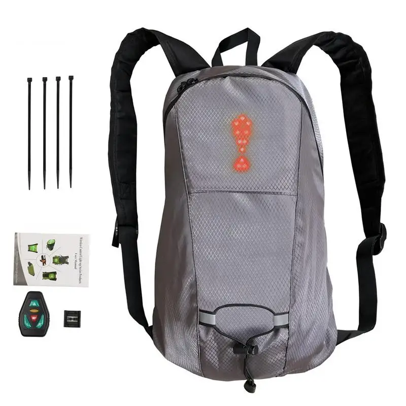 

Рюкзак с USB-зарядкой и индикатором направления, 15 л