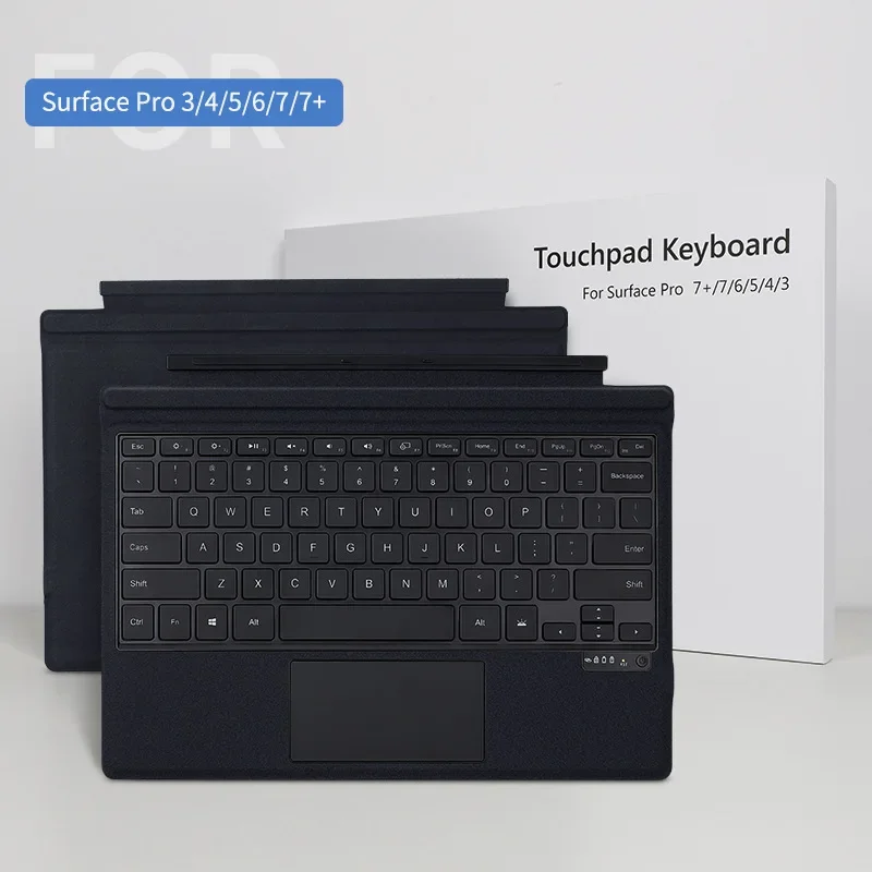 Teclado sem Fio Destacável com Trackpad Retroiluminação Rgb Surface Pro 13 Polegada Pro x - Imagem 3