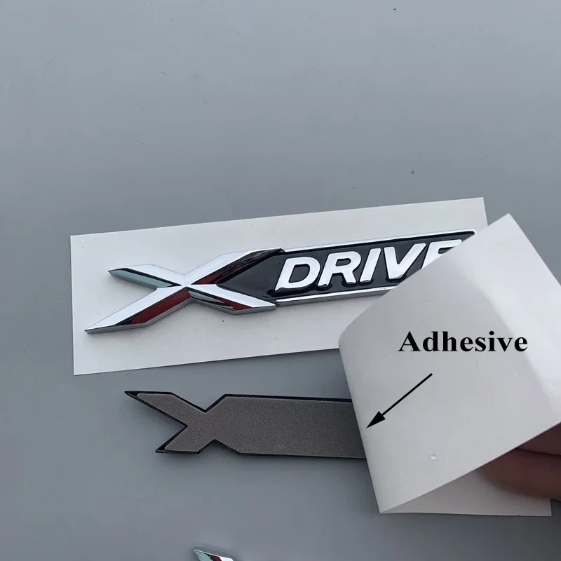 3D ABS хромированный черный логотип Xdrive Эмблема багажника автомобиля значок для BMW 520d 530d F30 GT F34 E61 320i 320d Xdrive стикер аксессуары