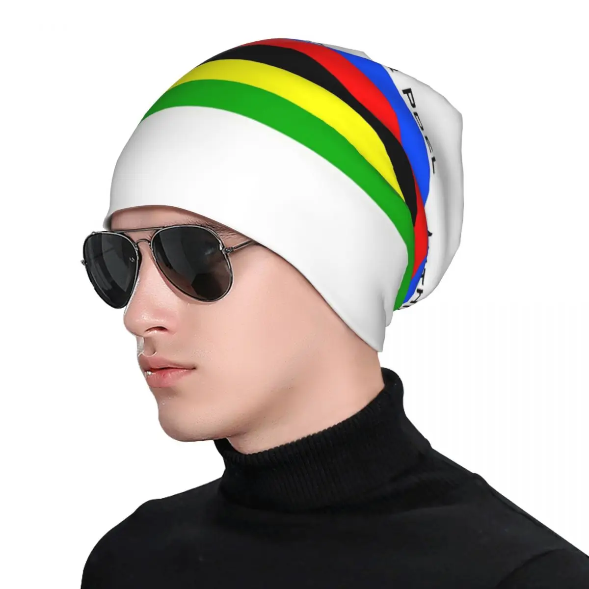 Mathieu Van Der Poel Skullies Beanies Hats Warm Autumn Winter Outdoor Cap Knitted Bonnet Caps for Men Women Adult - 5