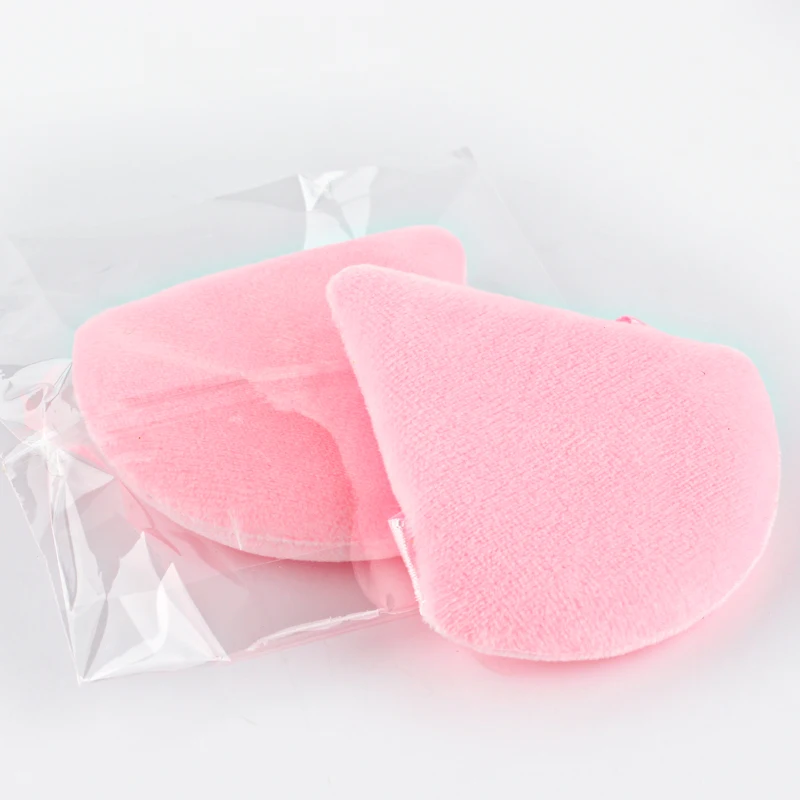 Hot 3/6 Pcs make up Mini Powder Puff Face Beauty Cosmetic Triangle Velvet Powder Puff Reusable Foundation Makeup Sponges Puffs 4