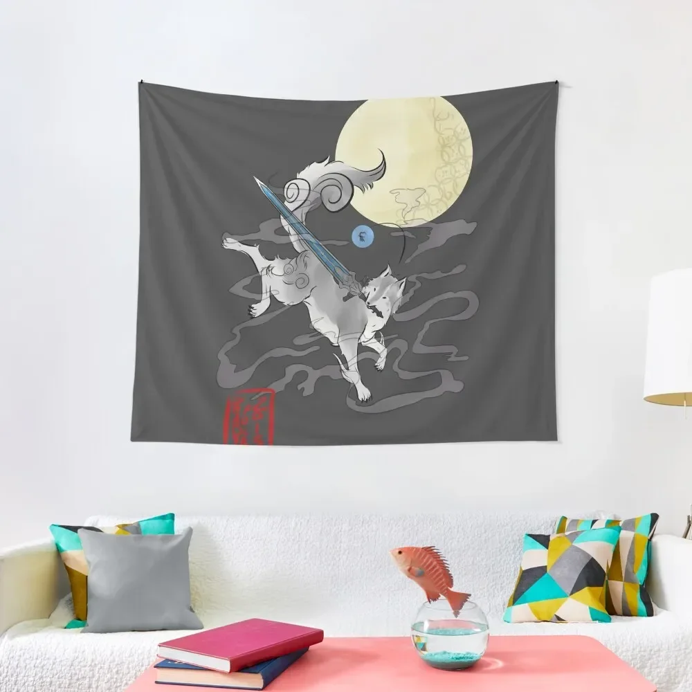 

The Great Grey Wolf - Sifkami Tapestry Room Decoration Korean Style Room Decor Tapestry