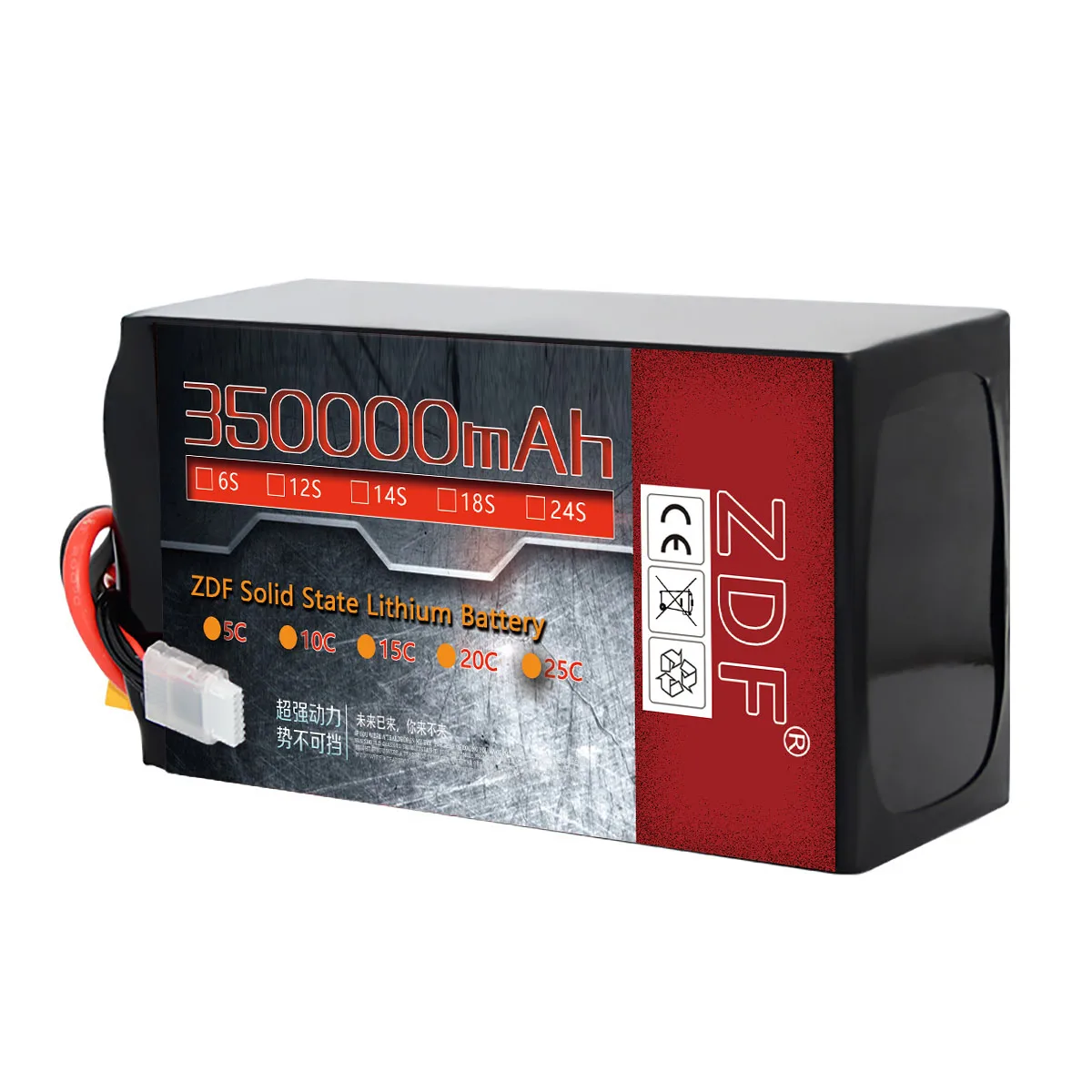 

ZDF HV High density solid state RC drone lipo battery 35000mah 6S 7S 8S 12S 24S 23.7V 27.65v 31.6V 47.4V 55.3V 71.1V