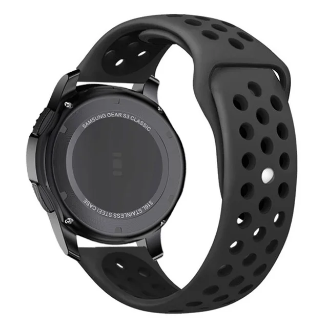Enhanced Silicone Sport Strap - Soft, Breathable Bracelet Band