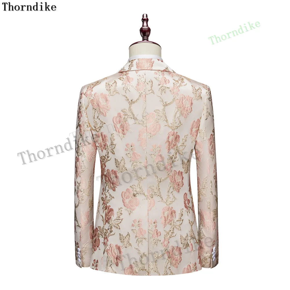 Thorndike Men Suits Turkey Tailor-Made Blazers Pants Business Casual Party One Button Wedding