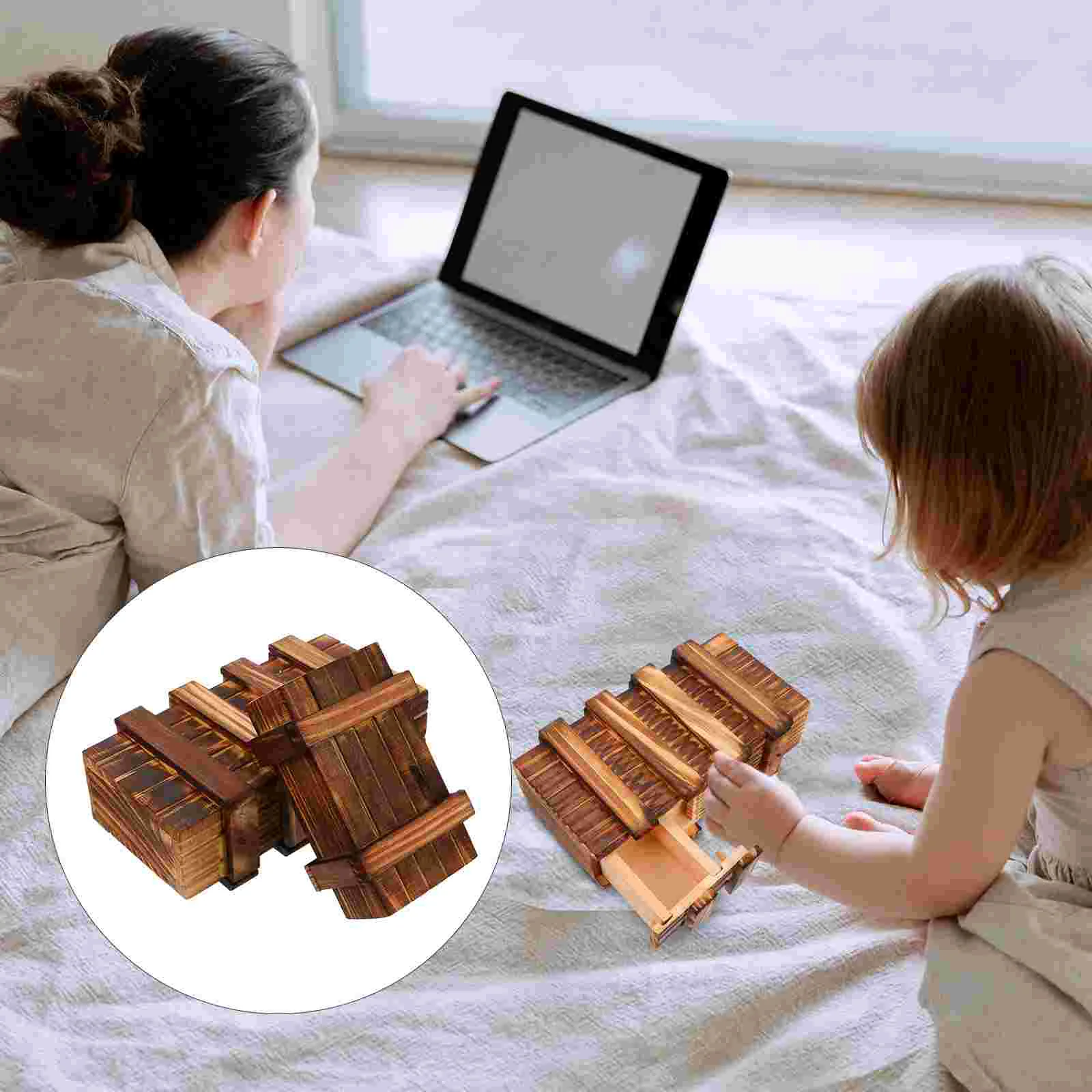 

Educational Intelligence Toys Children Puzzle Boxes Case Kid Secret Drawer Money