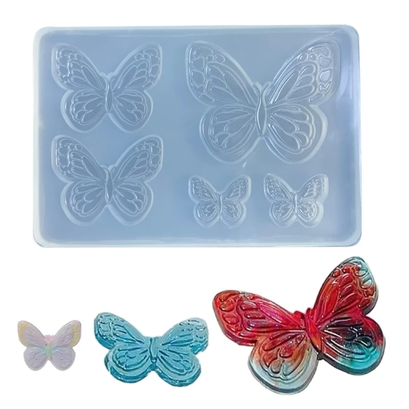 

Butterfly Accessories Mold DIY Epoxy Resin Jewelry Making Molds Silicone Moulds