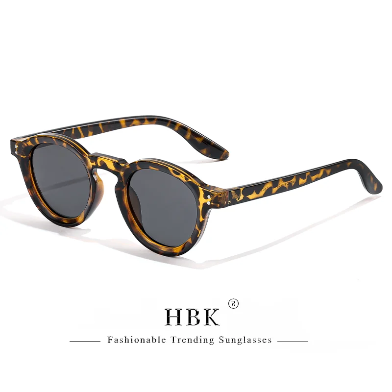 HBK Polarisierte Sonnenbrille Männer Retro TR90 Hochwertige TAC Linsen Runde Sonnenbrille Frauen Fahren Angeln Brillen Reisen – Detail 13