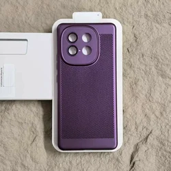 Enhanced Heat Dissipation Phone Case with Honeycomb Mesh Design - Iqoo Z10 turbo Pro (Purple)
