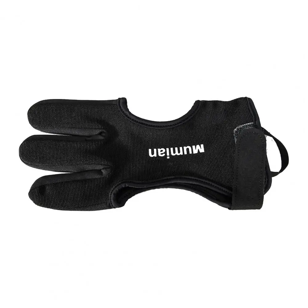 Mumian Great Archery Finger Gloves Polyester Skin-friendly Excellent Fitting Three Finger Guard Wear-resistant