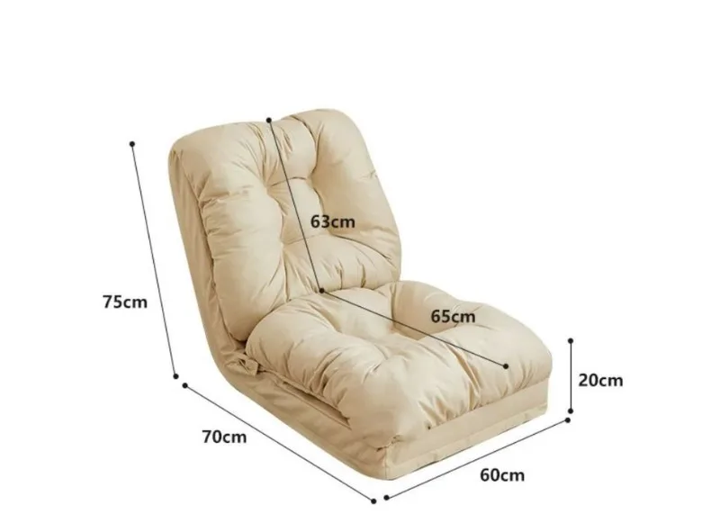 Sponge Filling Lazy Couch Folding Living Room Single Sofas Waterproof Wear-resistant Creative Adjustable Sofas Home Furniture
