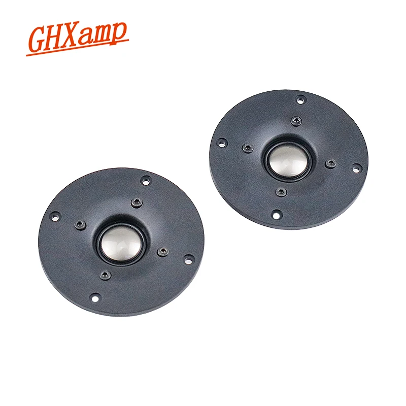 Ghxamp-tweeter de Titânio Verdadeiro Pol 103 mm Cobre Curto-circuito Anel Magnético Furo de Dissipação de Calor 8ohm Pcs