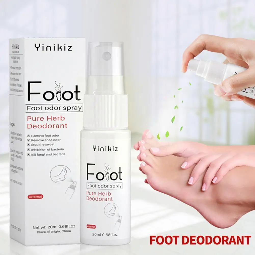 Foot Odor Spray Antibacterial Shoe Sock Deodorant Spray Care