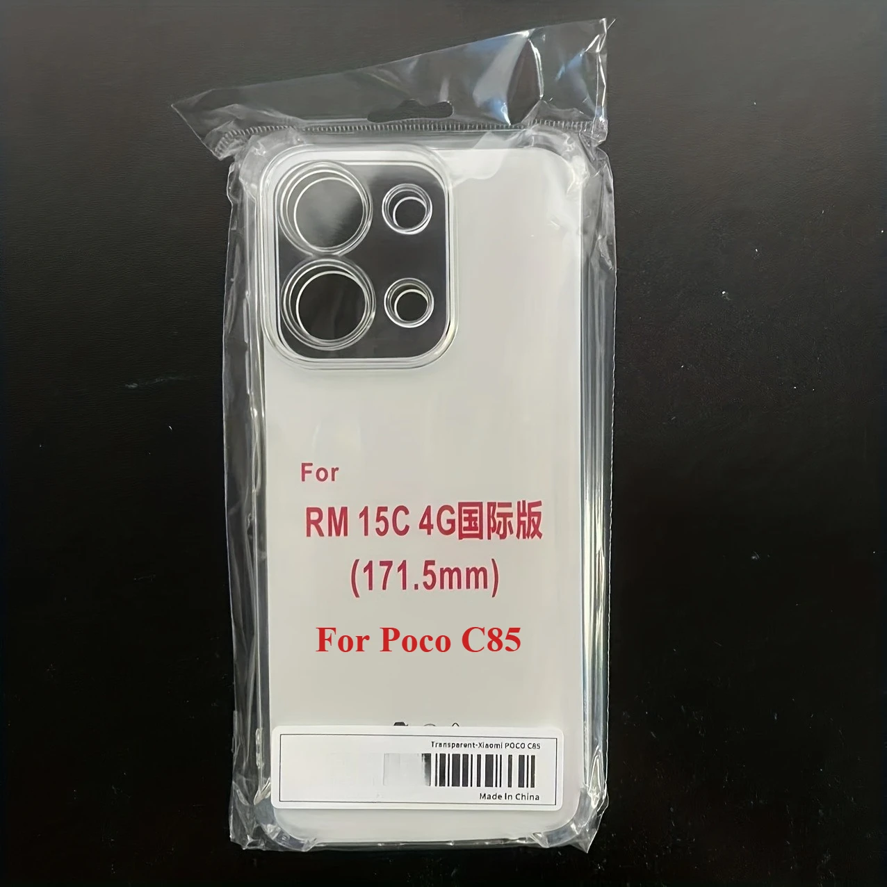 Clear Soft Silicone Back Cover - Transparent Phone Case