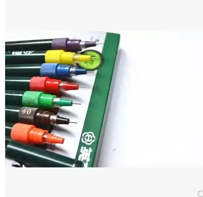HERO 0.2mm Needle Pen Professional Engineering Technical Fine Point Recharged Filling Ink Liner Writing Sketch Drawing Art Tools
