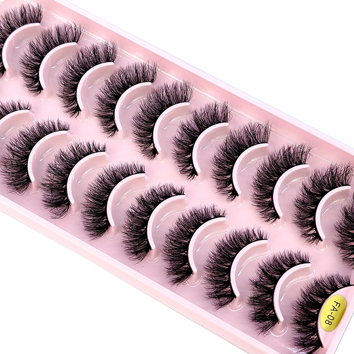 Neue 10 Paar Wimpern Make-up weiche flauschige 3D Nerz falsche Wimpern dicke handgemachte Volumen Nerz Wimpern Faux Cils natürliche gefälschte Wimpern