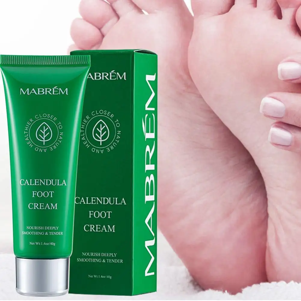 

Calendula Foot Cream Moisturizer Whitening Cracked Heel Cream Whitening Anti Cracking Moisturizing Foot Care Exfoliating Scrub