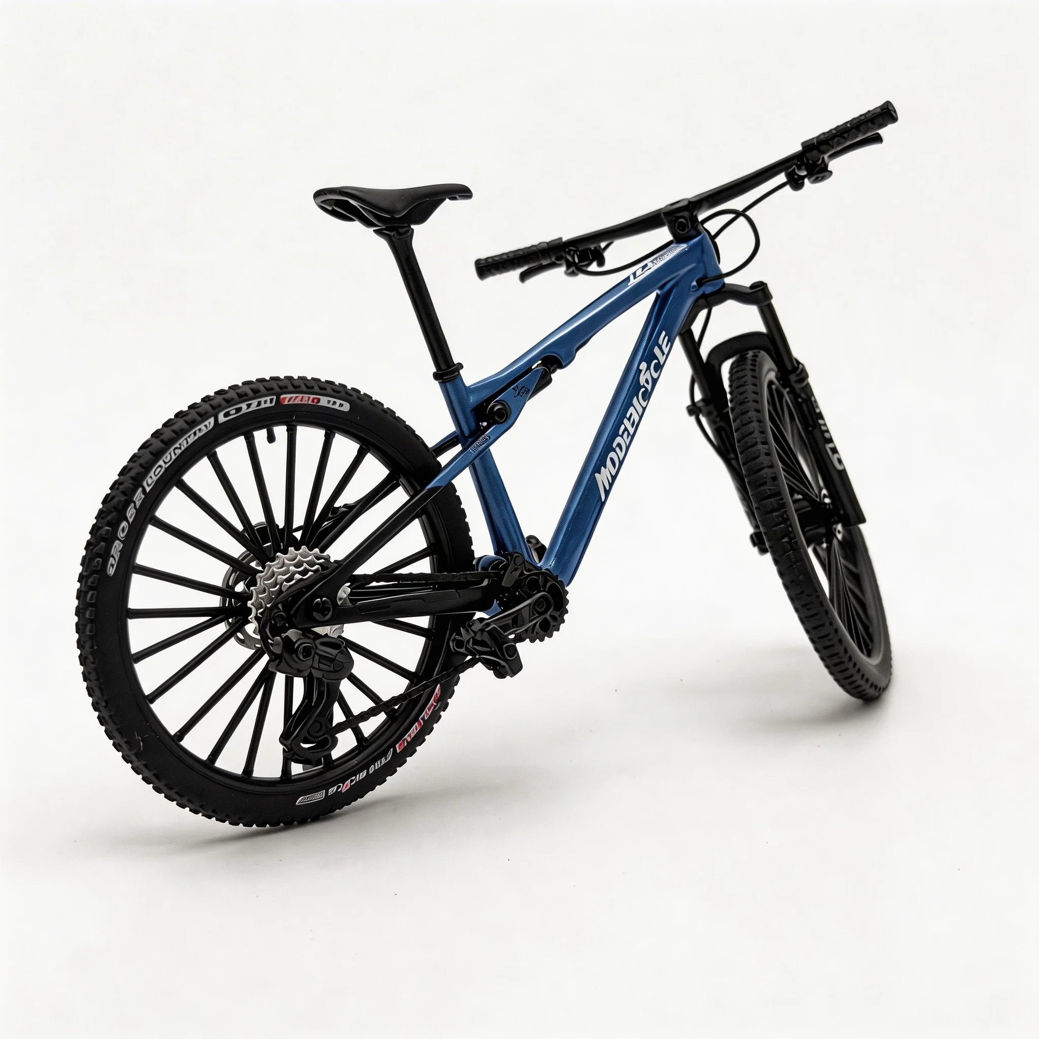 1:8 Modell Legierung Mountainbike Druckguss Metall Mountainbike Klappbares Rennrad Simulationsgeschenk Spielzeug für Kinder – Detail 6