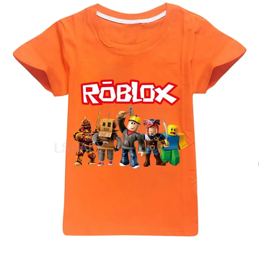 Robloxing Game kid T shirt Meninos Jogo Esportes T-shirt Criança Dos  Desenhos Animados de manga Curta top 3D Impressão Casual Street Harajuku  Roupas - AliExpress